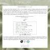 Viscosa estampada POKOR Índigo / Oro22